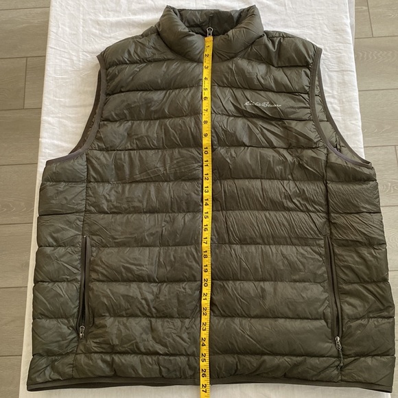 Eddie Bauer Full Zip Down Vest XL - Picture 3 of 5